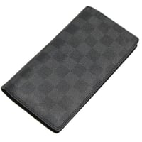 Louis Vuitton Brazza Wallet Damier Graphite N62665 #75234