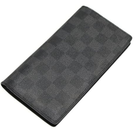 Louis Vuitton Brazza Wallet Damier Graphite N62665 #75234