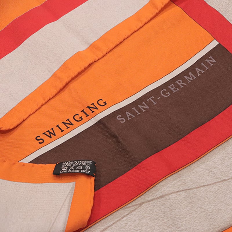 HERMES Carre 70 Silk 100% Scarf Stole 