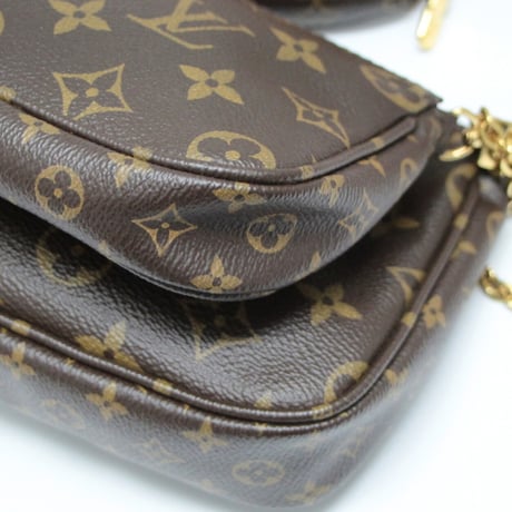 Louis Vuitton Multi Pochette Accessoires Handbag Monogram Canvas Pink M44840 #73477