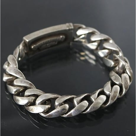 Chrome Hearts Classic Link Floral Heart Short ID Bracelet 13 Links #30963