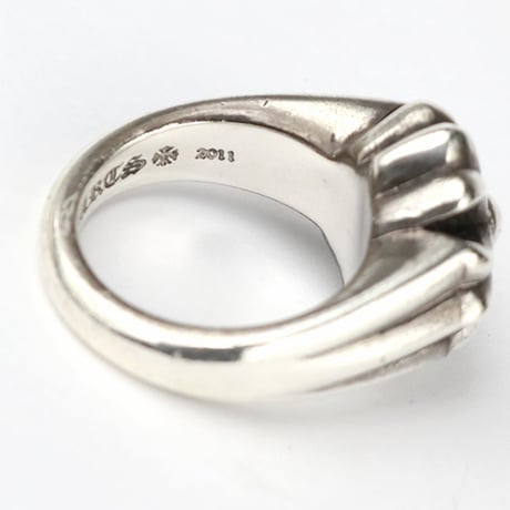 Chrome Hearts Large Cut Out CH Plus Ring #31175