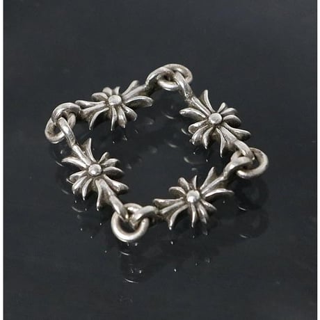 Chrome Hearts Tiny E CH Plus Ring with Diamonds #102798