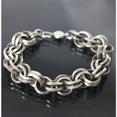 Chrome Hearts 2 Double B-Ring Bracelet #103203