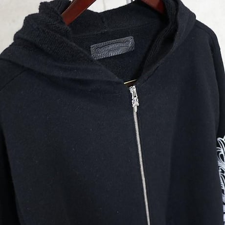 Chrome Hearts Cashmere Zip Up Hoodie Black #30618