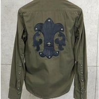 業者Chrome Hearts BS Fleur Army Shirt Long Sleeve JVP #102054