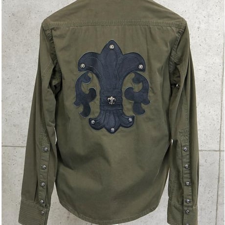 Chrome Hearts BS Fleur Army Shirt Long Sleeve JVP #102054