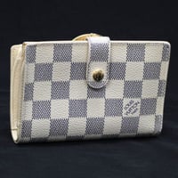 Louis Vuitton Portefeuille Viennois Bifold Wallet Damier Azur M61676 #74937