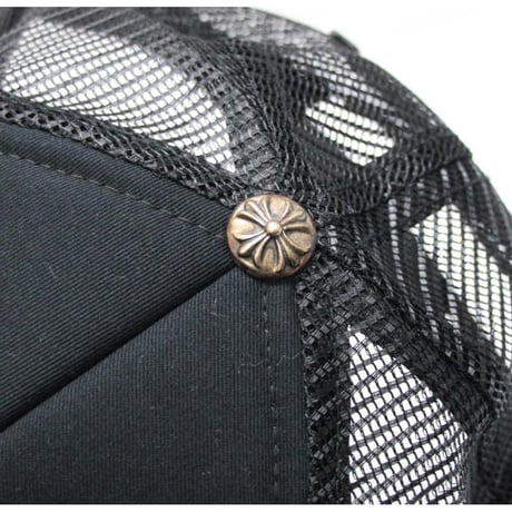 CHROME HEARTS Foti Mahalia Trucker Cap Black #31017
