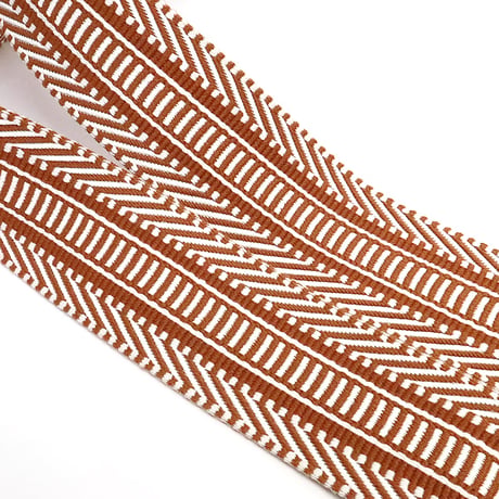 HERMES Bandouliere Sangles Caval Shoulder Strap Canvas Brown ＃18880