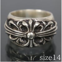 Chrome Hearts Floral Cross Ring #103070