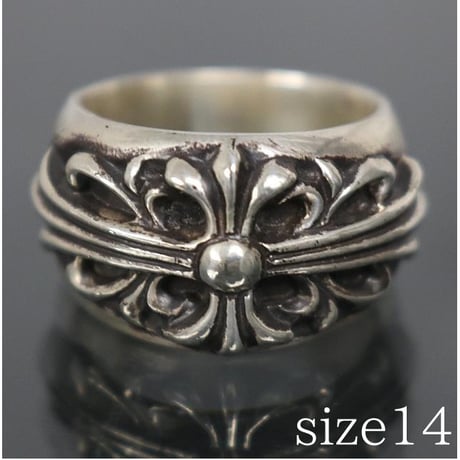 Chrome Hearts Floral Cross Ring #103070