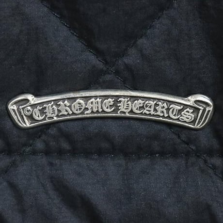 Chrome Hearts Brand New CH Logo Embroidered CH Plus All-Over Print Quilted Nylon Jacket #103457