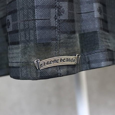 Chrome Hearts Dagger Zip Print Leather Shirt  ＃30295