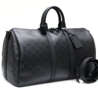 Louis Vuitton Keepall Bandouliere 45 Boston Bag Monogram Midnight M28403 #74923