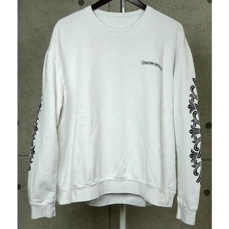Chrome Hearts Floral Cross Old English Dagger Crew Neck Sweatshirt #103323