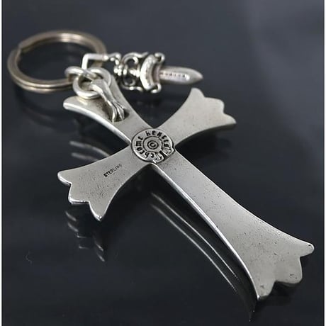 Chrome Hearts Large Cross Split Dagger Keyring #103035