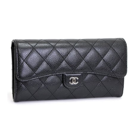 Chanel lambskin flap long - Gem