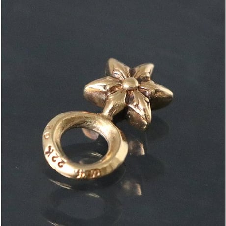 Chrome Hearts 22K Stack Charm 6 Point Star Pendant #102390