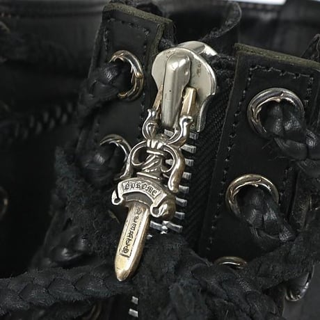 Chrome Hearts WESCO Dagger Zip Fireman Boots #103285
