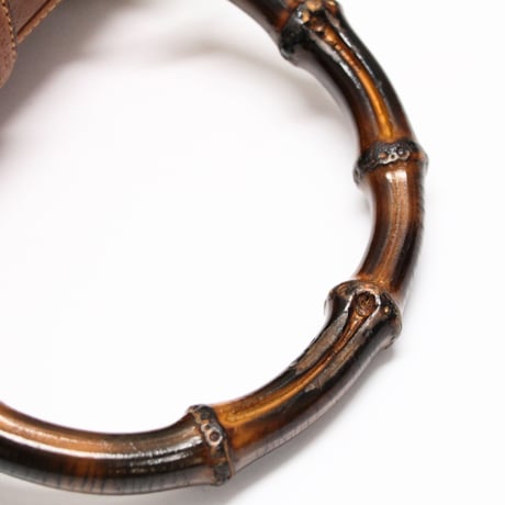 GUCCI Bamboo Handle Doctor Bag Leather Brown #74864