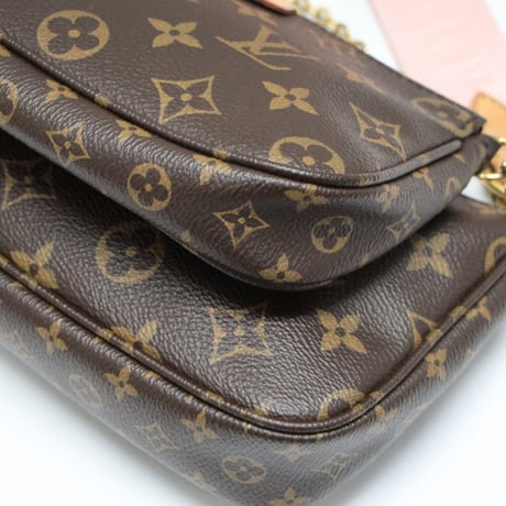 Louis Vuitton Multi Pochette Accessoires Handbag Monogram Canvas Pink M44840 #73251
