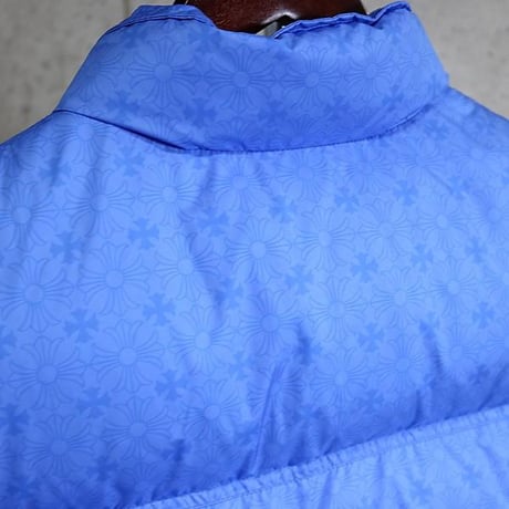 Chrome Hearts STIFF CH Plus Print Down Vest Blue #31045