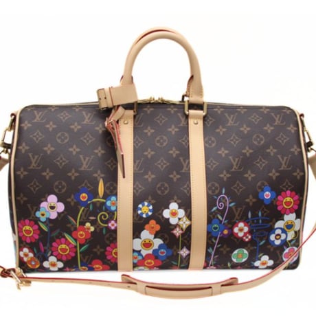 Louis Vuitton x Murakami Keepall Bandoulière 45 Boston Bag Monogram Canvas M14182 #74130