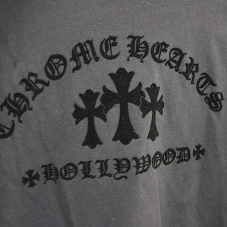 Chrome Hearts Brand-New 3 Cemeteries CH Logo Long-Sleeve T-Shirt # 30753