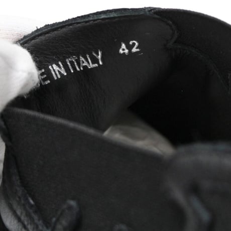 Chrome Hearts Brand-New Mid-Top Leather Slip-Ons #30902