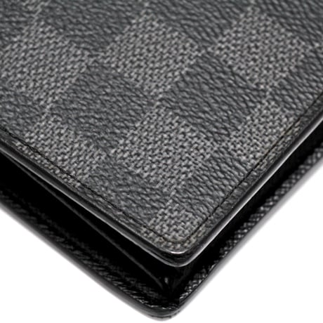 Louis Vuitton Brazza Wallet Damier Graphite N62665 #74857