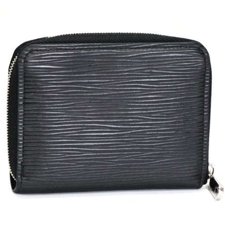 Louis Vuitton Zippy Coin Purse Epi Leather Black M60152 #75253