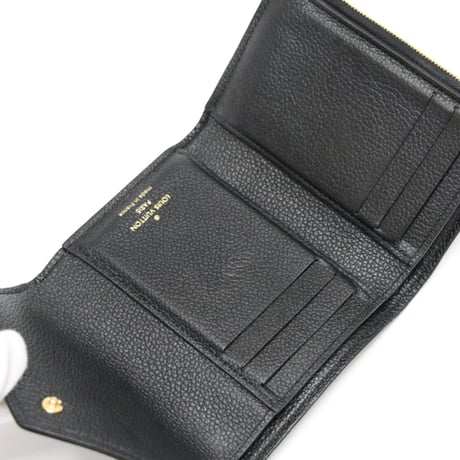 Louis Vuitton Victorine Wallet Monogram Empreinte Black M64060 #75135