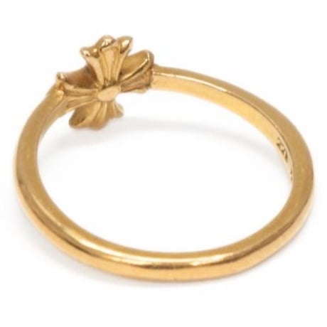 Chrome Hearts 22K Bubblegum CH Plus 1P Diamond Ring #30687