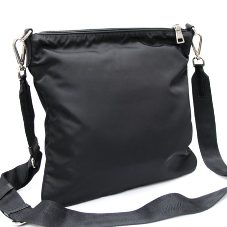 PRADA Shoulder Bag Nylon Black ＃74608
