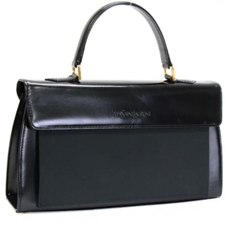 Yves Saint Laurent バッグ 黒/茶 YVES SAINT LAURENT/イヴ・サンローラン】トートバッグ（トート