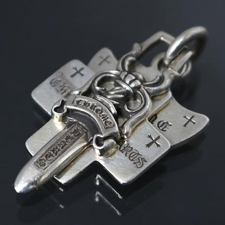 Chrome Hearts Three-trinkets Charm Pendant #101660