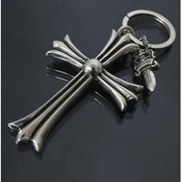 CHROME HEARTS Large CH Cross Keyring With Dagger #31268