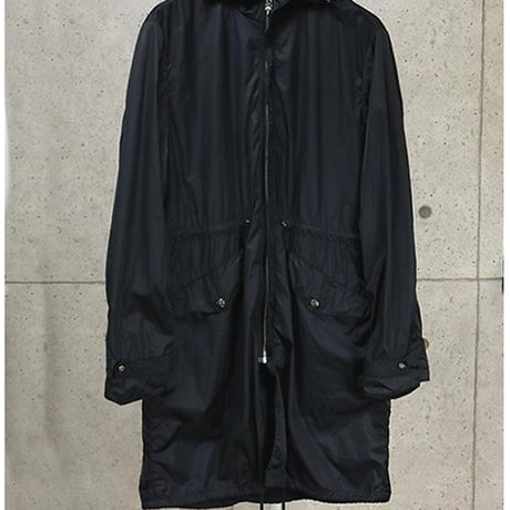 Chrome Hearts Puddles Leather Cross Patch Nylon Hooded Coat #31411