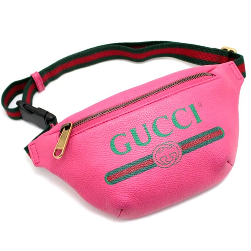 GUCCI Print Vintage Logo Small Leather Crossbod