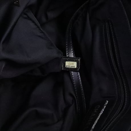 CHANEL New Travel Line PM Tote Bag Nylon Black #19345