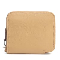 HERMES Azap Compact Silk'In Wallet Evercolor Leather Chai #18735