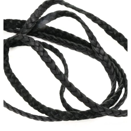Chrome Hearts BS Fleur Leather Necklace #30926