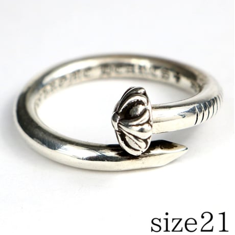 Chrome Hearts Cross Ball Nail Ring # 31344