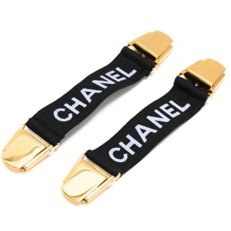CHANEL Logo Elastic Armband Gold-toned #75061