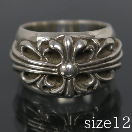 Chrome Hearts Floral Cross Ring #103073