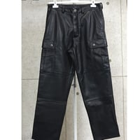 【￥2,199,900】 Chrome Hearts Brand-New DEVIL DOG Leather Cargo Pants #30496