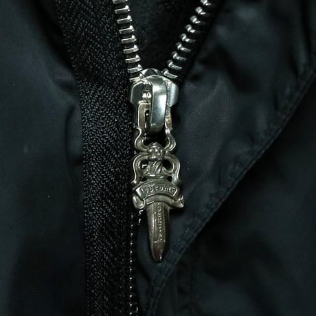 Chrome Hearts Puddles Leather Cross Patch Nylon Hooded Coat #31411