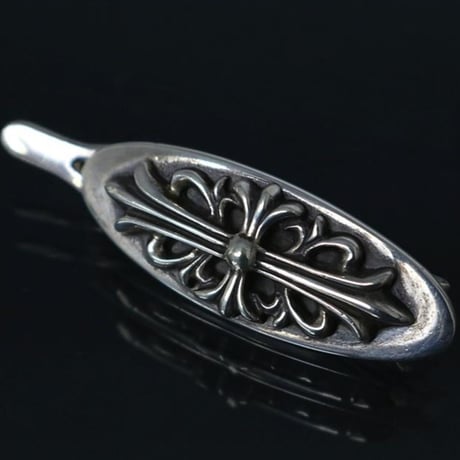 Chrome Hearts Floral Cross Barrette #103254