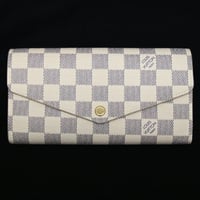 Louis Vuitton Sarah Wallet Damier Azur N63208 #74760
